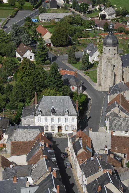 Hotel Du Berry Aigurande Eksteriør bilde